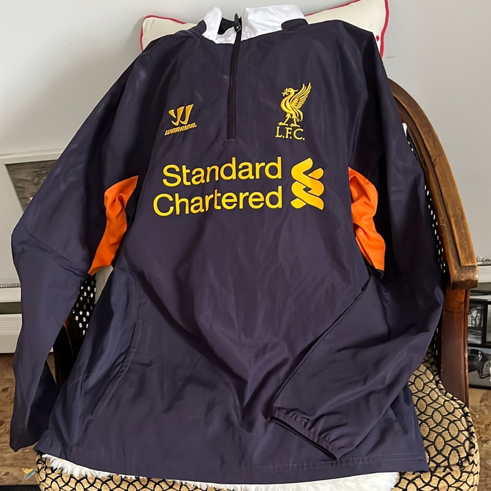 Liverpool 2013-2014 football jacket soccer warrior .